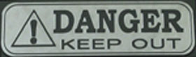 フォルクスワーゲン カスタムパーツ プレートエンブレム(DANGER)